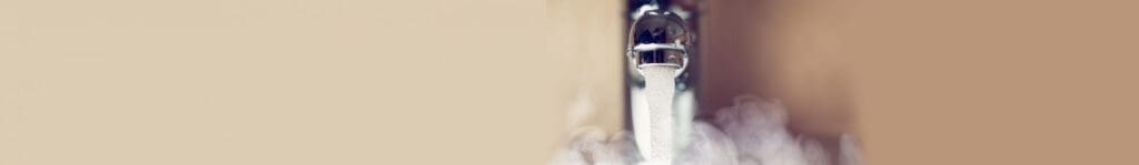 Running water faucet