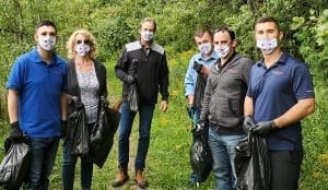 Barrie UW Trash pickup