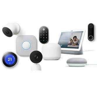 Smart home bundle with google products