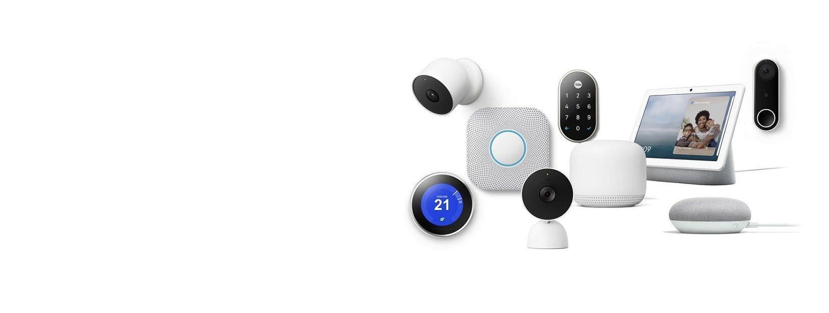 Smart home bundle with google products
