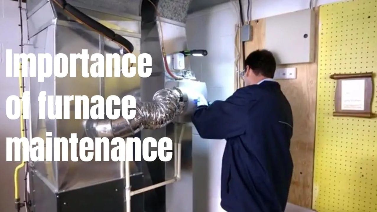 Reliance Technician maintaining furnace
